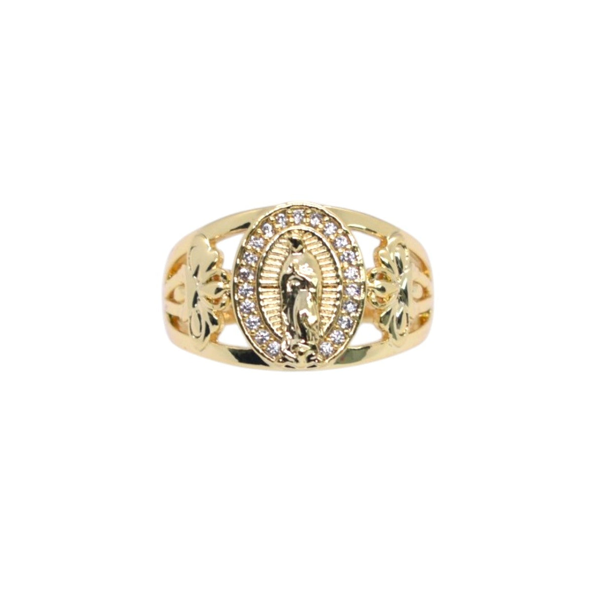 Gold Plated Guadalupe Ring