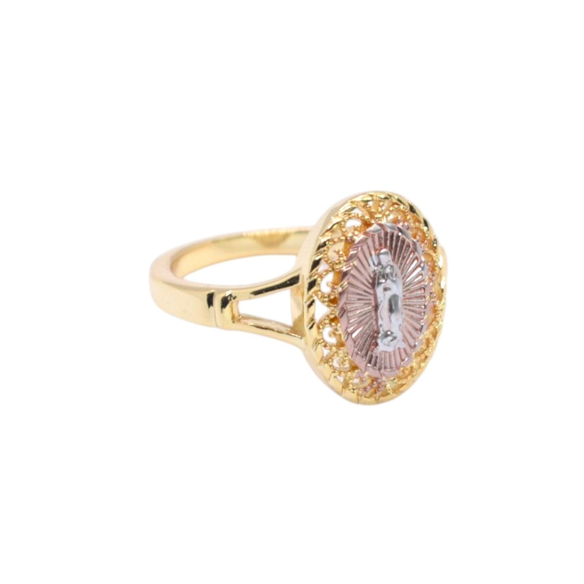 Gold Plated Guadalupe Ring
