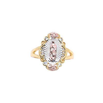 Gold Plated Guadalupe Ring