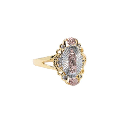Gold Plated Guadalupe Ring