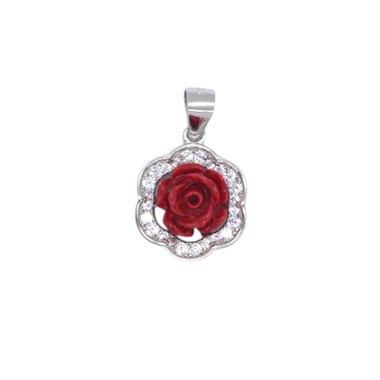 925 Rose Pendant