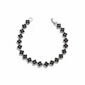 Black - Silver plated