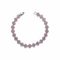 Pink - Silver plated