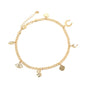 Gold Plated Animal Protection Anklet Ladies Anklet- Oro brasileno laminado Tobillera