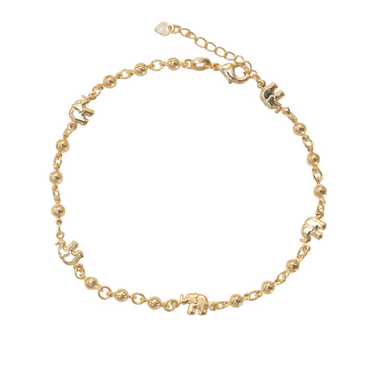 Gold Plated Anklet Ladies Protection Anklet - Oro brasileno laminado Tobillera