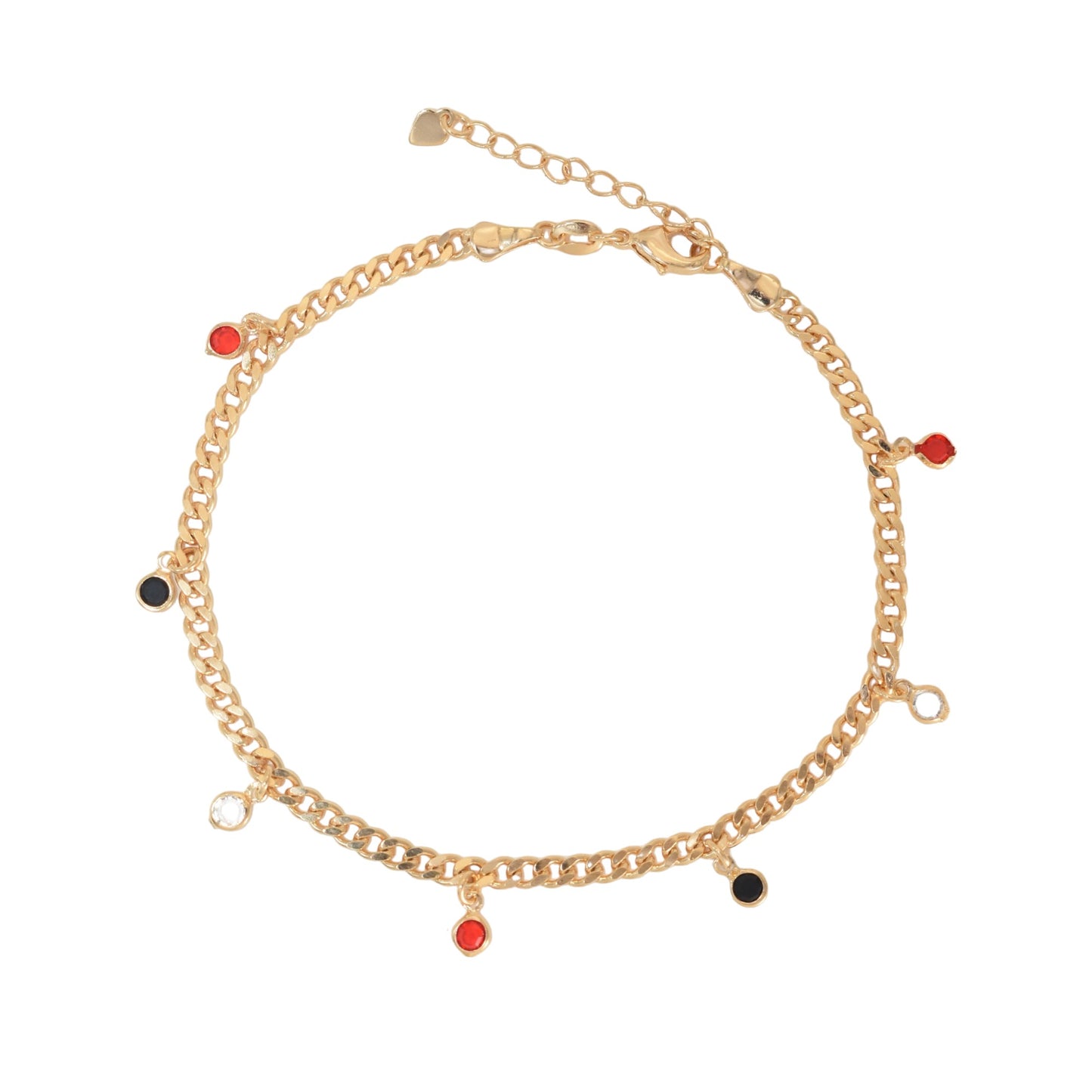 Gold Plated Anklet Protection Anklet - Oro brasileno laminado Tobillera