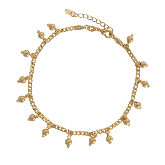 Gold Plated Anklet Protection Anklet - Oro brasileno laminado Tobillera