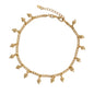 Gold Plated Anklet Protection Anklet - Oro brasileno laminado Tobillera