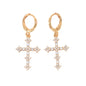 Gold Plated CZ Stud Earrings | Wholesale Jewelry
