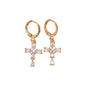 Gold Plated CZ Stud Earrings | Wholesale Jewelry