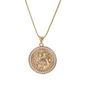 Gold Plated Animal Pendant Charm with CZ | Wholesale Jewelry