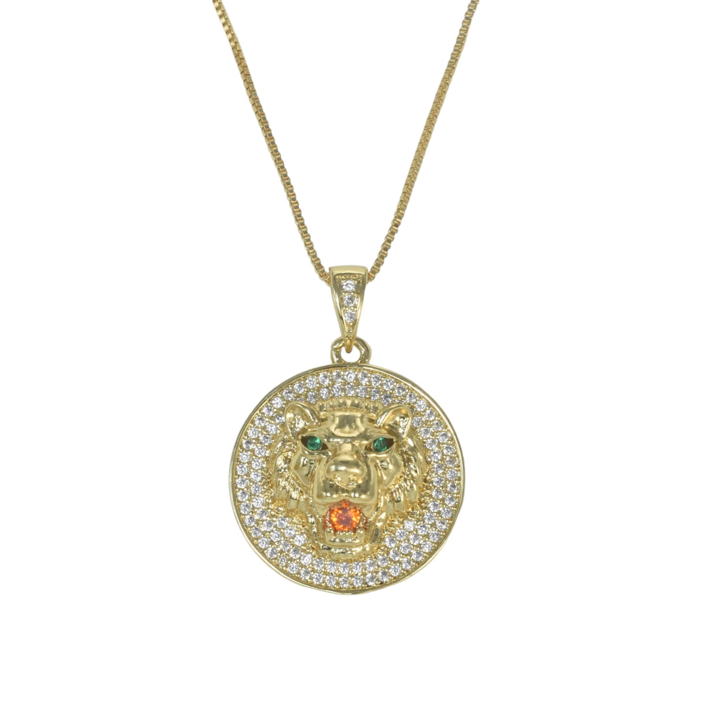 Gold Plated Animal Pendant Charm with CZ | Wholesale Jewelry