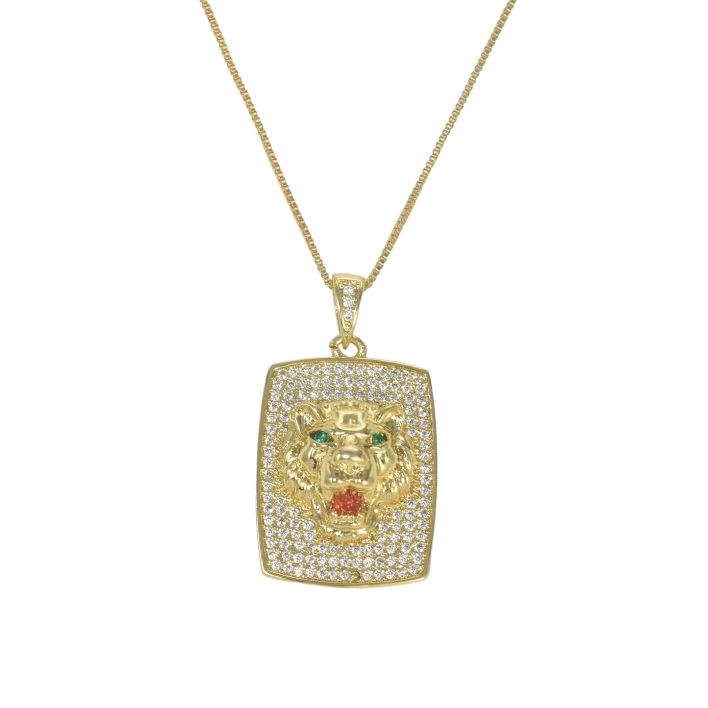 Gold Plated Animal Pendant Charm with CZ | Wholesale Jewelry