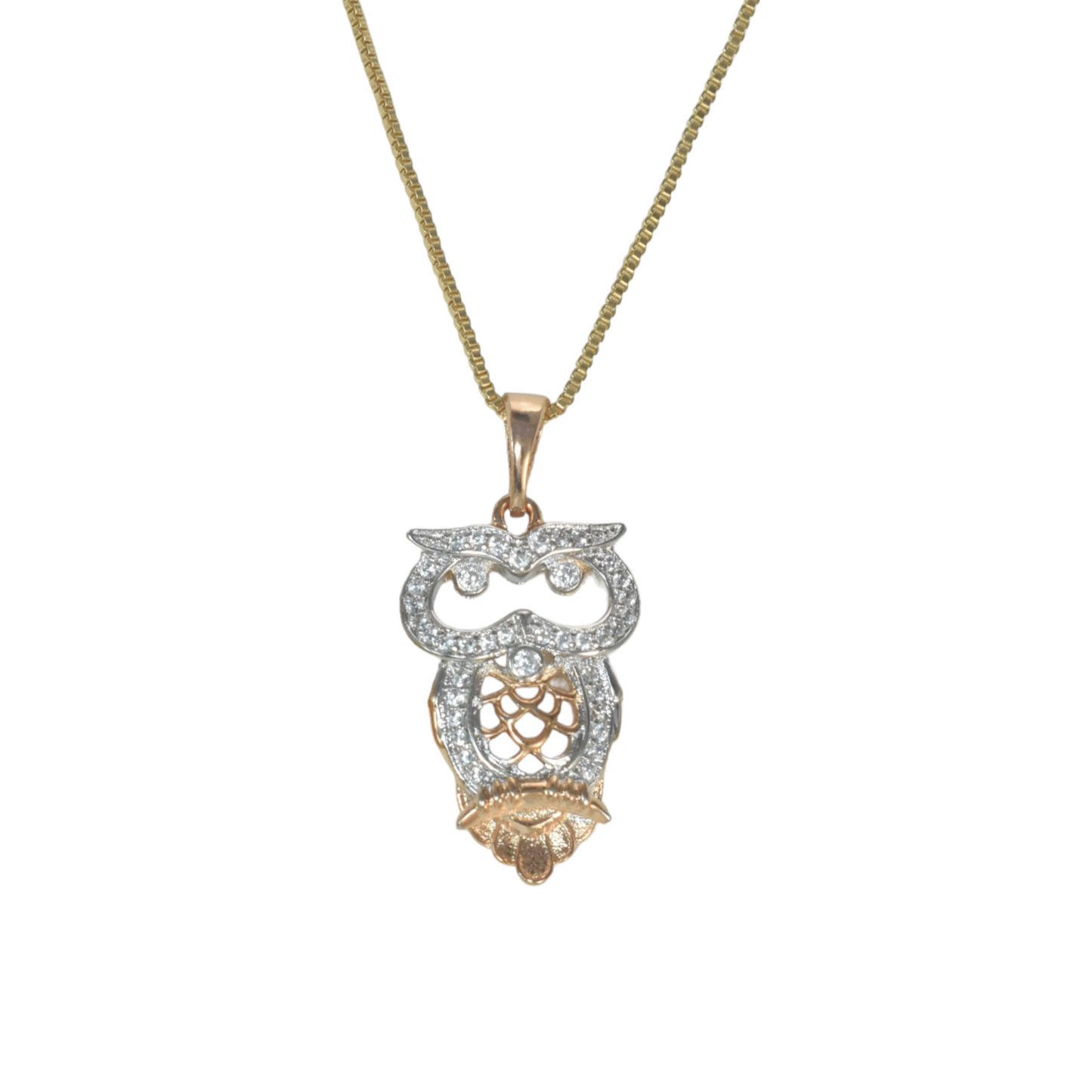 Gold Plated Animal Pendant Charm with CZ | Wholesale Jewelry