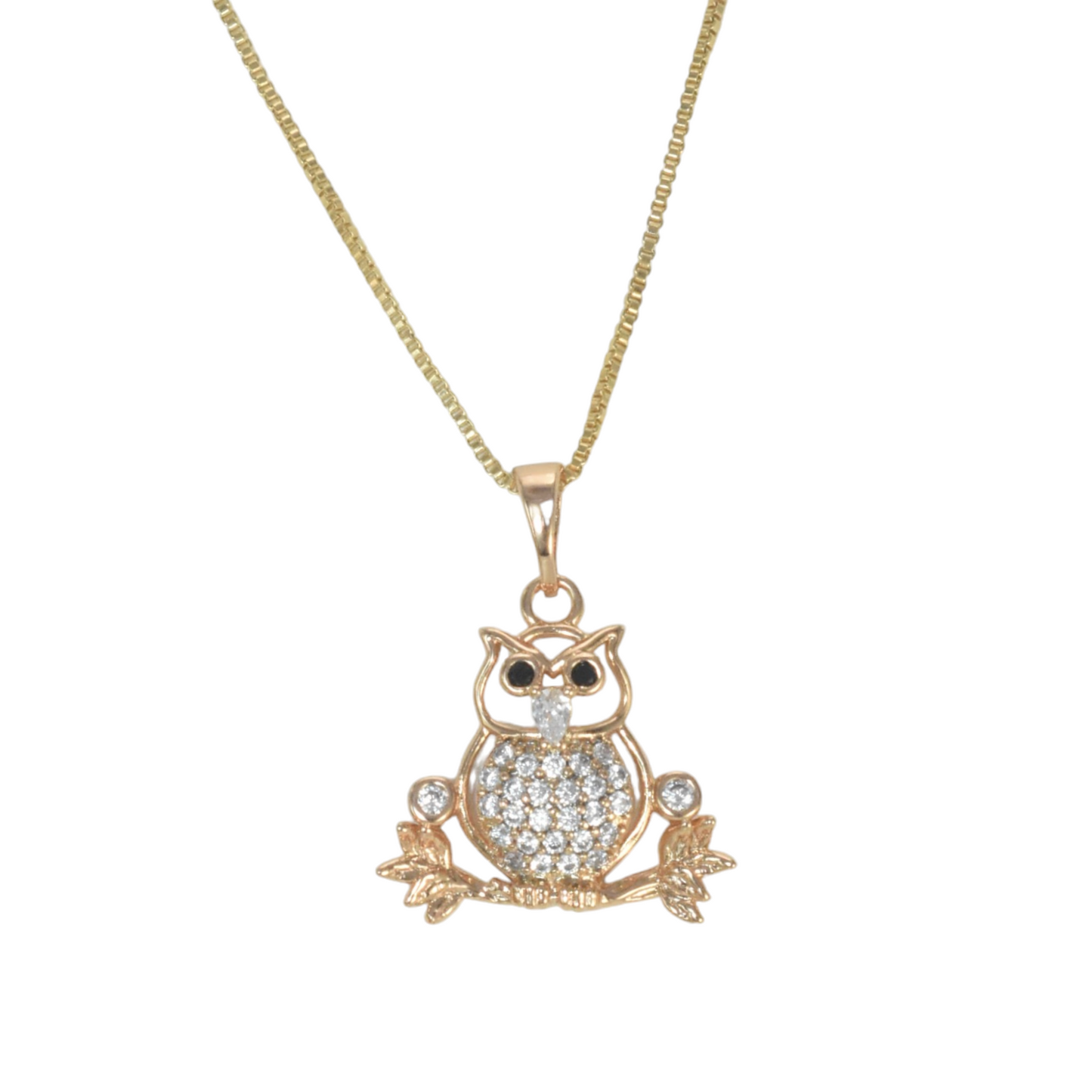 Gold Plated Animal Pendant Charm with CZ | Wholesale Jewelry