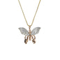 Gold Plated Animal Pendant Charm with CZ , Butterfly/Mariposa Charm Pendant | Wholesale Jewelry
