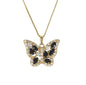 Gold Plated Animal Pendant Charm with CZ , Butterfly/Mariposa Charm Pendant | Wholesale Jewelry