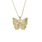 Gold Plated Animal Pendant Charm with CZ , Butterfly/Mariposa Charm Pendant | Wholesale Jewelry