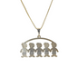 Gold Plated Kids Pendant Charm , Niño Charm Pendant | Wholesale Jewelry