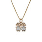 Gold Plated Kids Pendant Charm , Niña/Girls Charm Pendant | Wholesale Jewelry