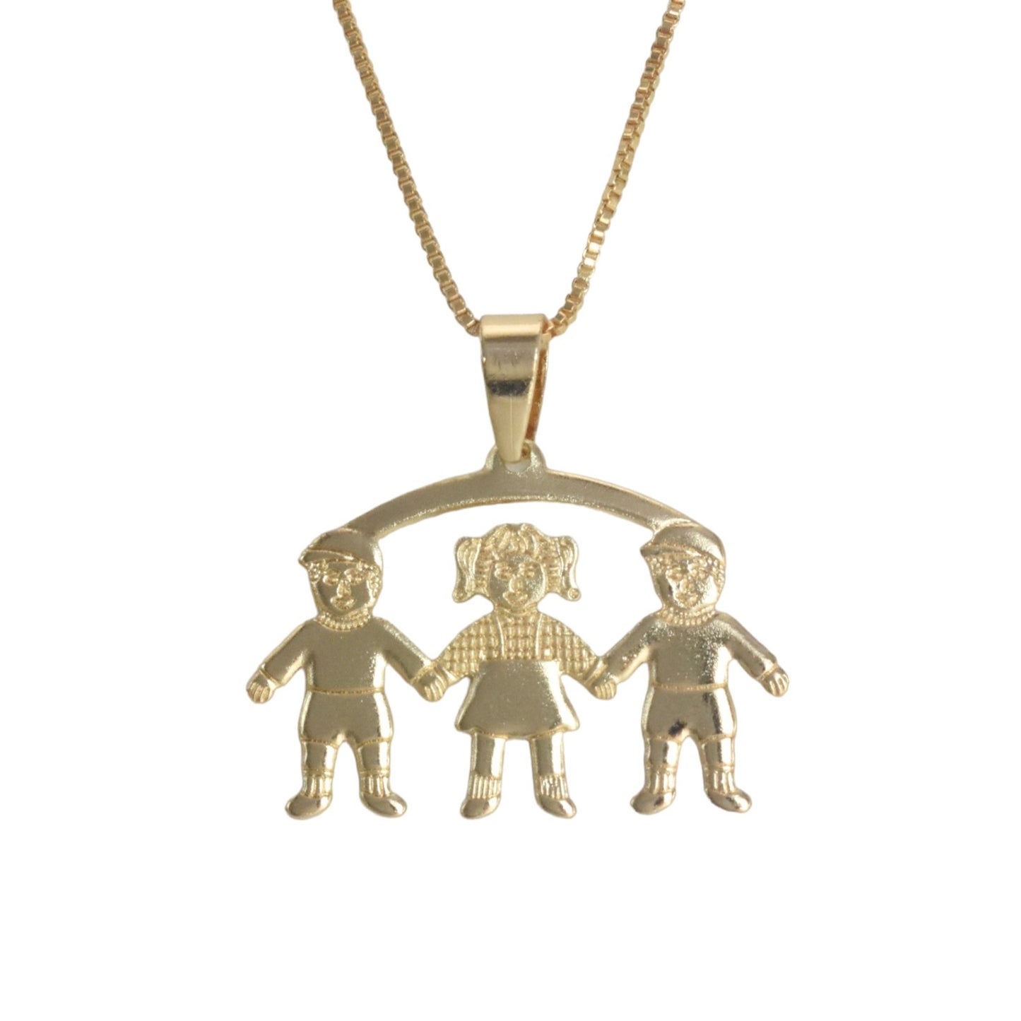 Gold Plated Kids Pendant Charm , Niña/Niño Charm Pendant | Wholesale Jewelry