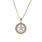 Gold Plated Star Pendant Charm with CZ | Wholesale Jewelry