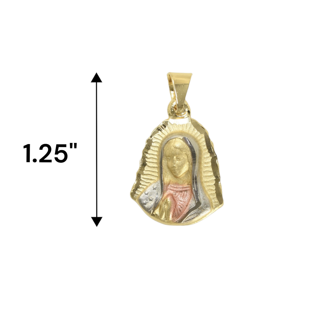 Gold Plated Virgin Mary Pendant Charm