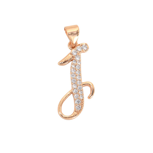 Gold Plated Letter/Initial Pendant I | Wholesale Jewelry