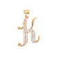 Gold Plated Letter/Initial Pendant K | Wholesale Jewelry