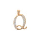 Gold Plated Letter/Initial Pendant Q | Wholesale Jewelry