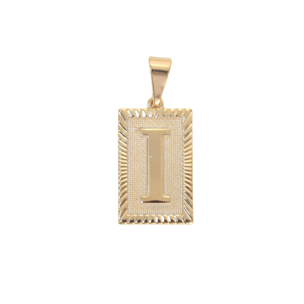 Gold Plated Letter/Initial Pendant I
