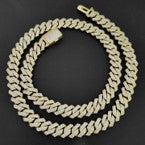 Gold Plated Chains-Monaco Chains and Bracelet - Amafhha Jewels