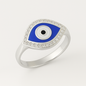 925 Silver Rings-Evil Eye