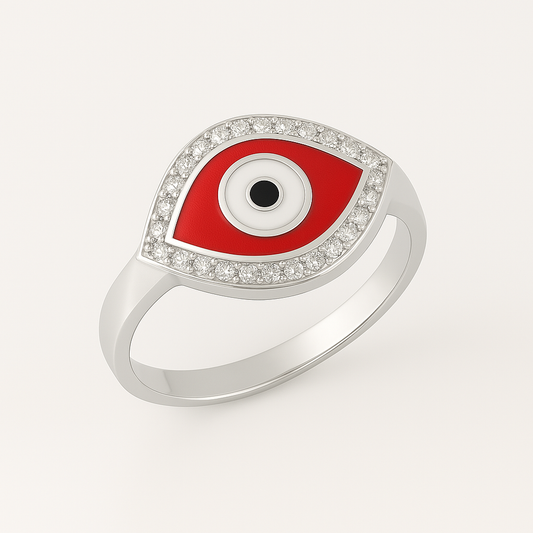 925 Silver Rings-Evil Eye