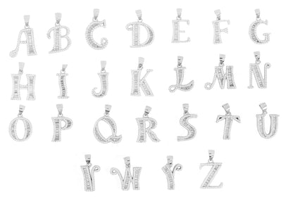 925 Sterling Silver Alphabet Pendant Y | Wholesale Jewelry