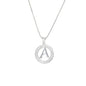 925 Sterling Silver Letter Pendant A | Wholesale Jewelry