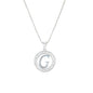 925 Sterling Silver Letter Pendant G | Wholesale Jewelry
