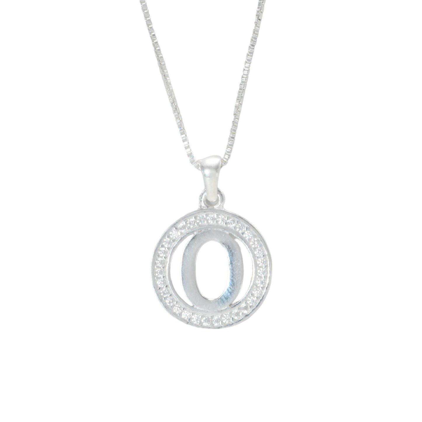 925 Sterling Silver Letter Pendant O | Wholesale Jewelry