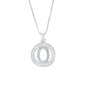 925 Sterling Silver Letter Pendant O | Wholesale Jewelry
