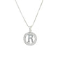 925 Sterling Silver Letter Pendant R | Wholesale Jewelry