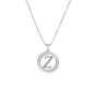 925 Sterling Silver Letter Pendant Z | Wholesale Jewelry