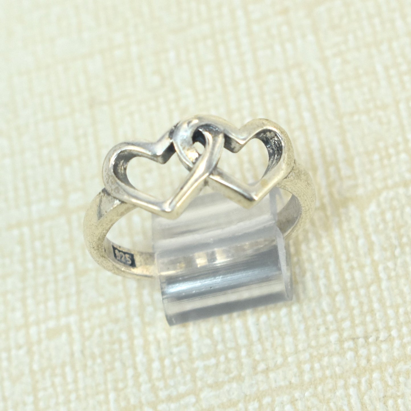 925 Plata Amar Anillos , Love Heart Rings, Sterling Silver Protection Rings