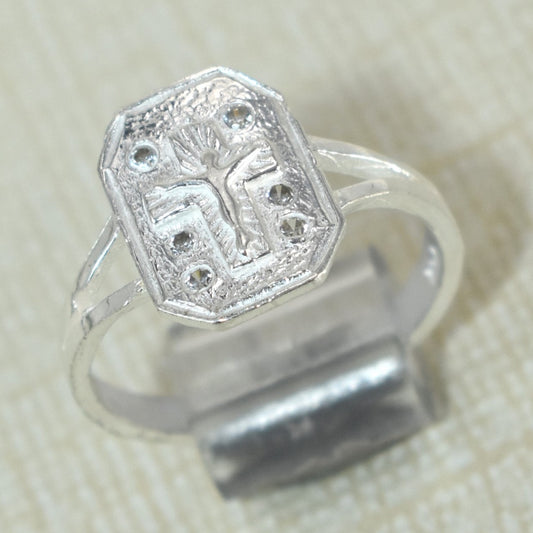 925 Plata Jesus Anillos , Sterling Silver Protection Rings