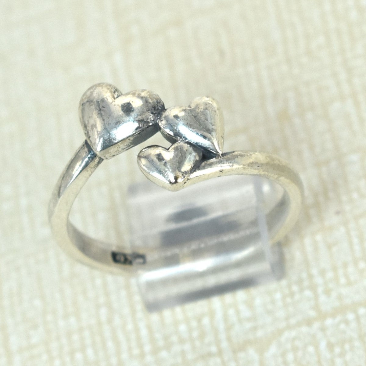 925 Plata Amar Anillos , Love Heart Rings, Sterling Silver Protection Rings