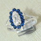 925 Plata CZ Anillos , Jesus Rings , Sterling Silver Protection Rings