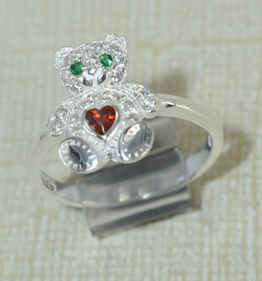 925 Plata Teddy Anillos , Sterling Silver Teddy Rings