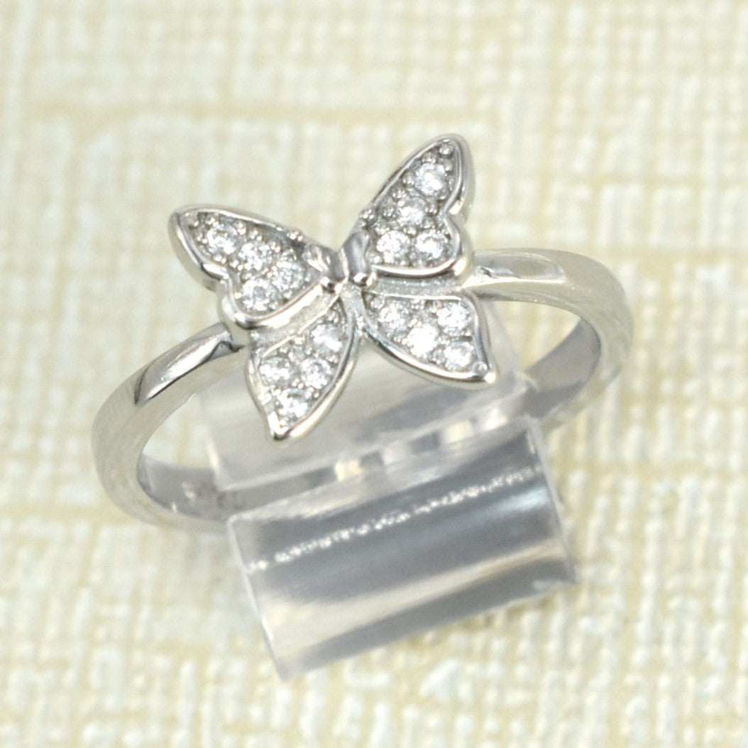 925 Plata Mariposa Anillos, Sterling Silver Protection Rings