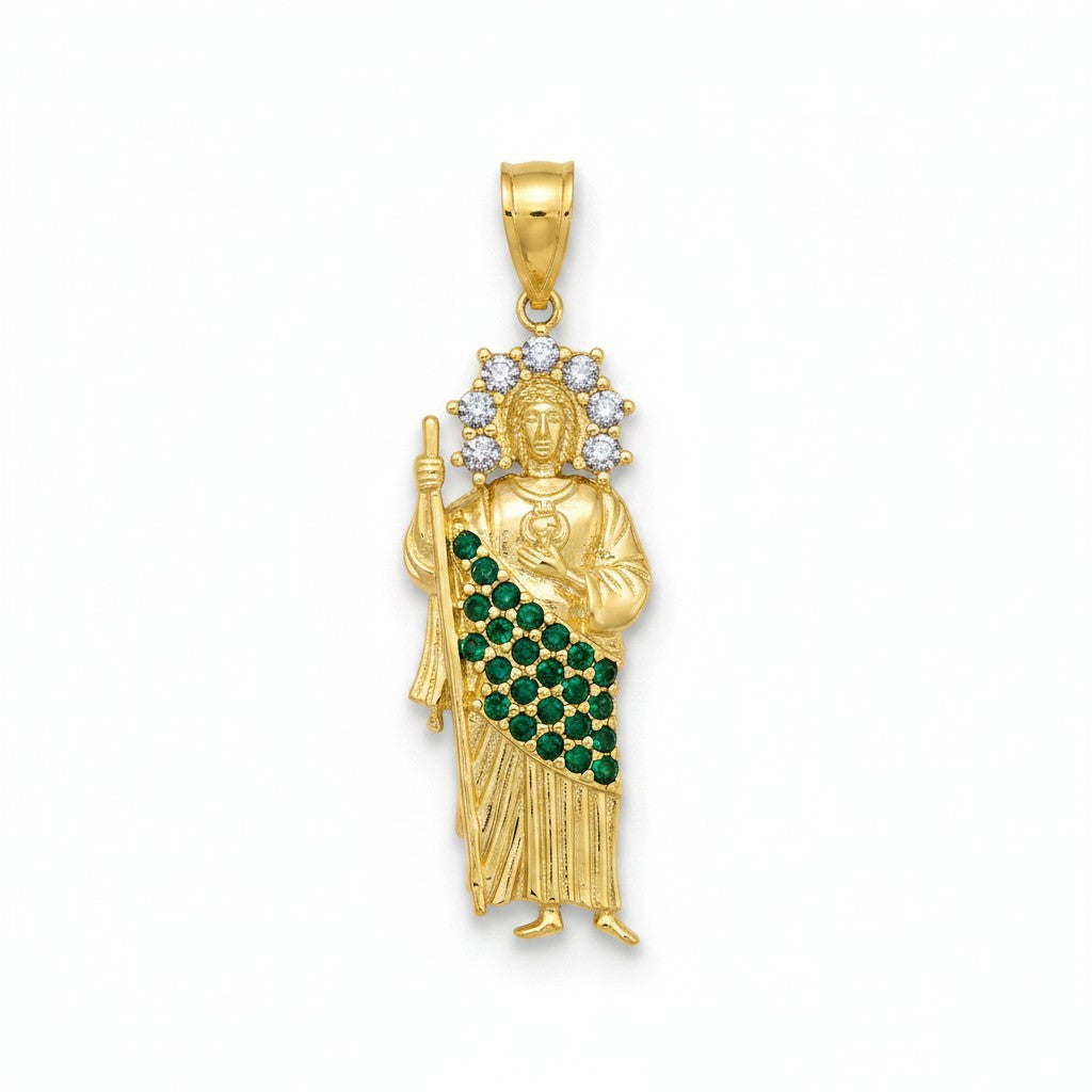 San Jude Green Pendant - 50cm