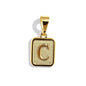 Gold Plated A-Z Classic Initial Pendants