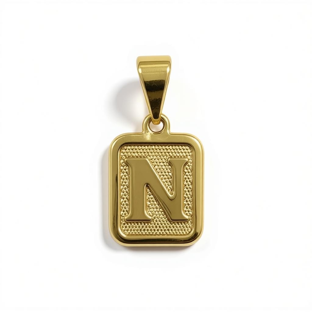 Gold Plated A-Z Classic Initial Pendants